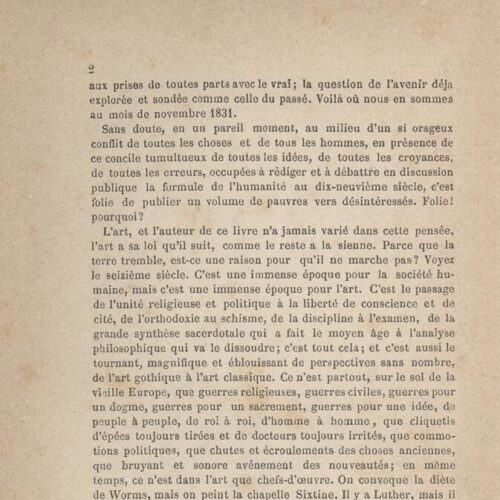 18.5 x 12 cm; 4 s.p. + 254 p. + 2 s.p., price of the book “2 francs” on its spine. L. 1 half-title page with information 